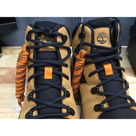 TIMBERLAND MEN MOTION SCRAMBLE MID LACE WATERPROOF WHEAT NUBUCK A68Q8 Size 10 main image 6